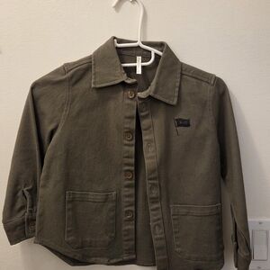 Rylee + Cru Olive Green Chore Jacket 4-5y